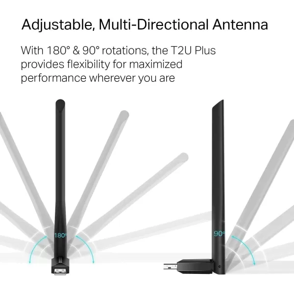 TPLink AX1800 WiFi 6 USB Adapter for Desktop PC Archer TX21UH Wireless Network Adapter with 24GHz 5GHz MUMIMO OFDMA High Gain Dual Band 5dBi Antenna WPA3 Supports Windows 1110AC600