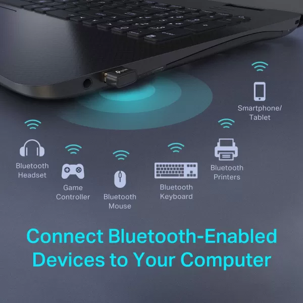 TPLink USB Bluetooth Adapter for PC Bluetooth 40 Dongle Receiver Plug ampamp Play Nano Size EDR ampamp A2DP Technology Supports Windows 11108187XP for Desktop Laptop PS4 Xbox Controllers UB400