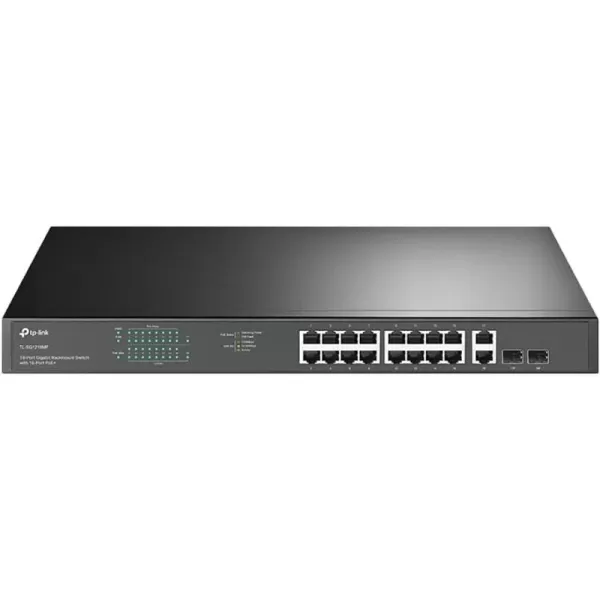 TPLink TLSG1005P 5 Port Gigabit PoE Switch 4 PoE Ports 65W Desktop Plug ampamp Play Sturdy Metal w Shielded Ports Fanless QoS ampamp IGMP Snoopingblack18 Port  16 PoE  250W