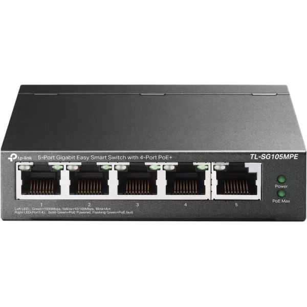 TPLink TLSG1008MP 8 Port Gigabit PoE Switch 8 PoE Ports 153W Rackmount Plug ampamp Play Sturdy Metal Shielded Ports Overload Protection w Port Priority5 Port w 4Port PoE