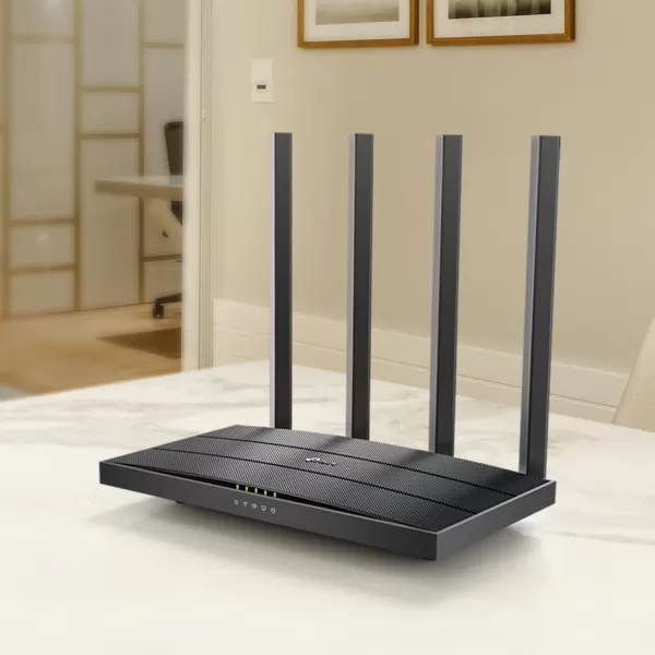 TPLink AC1200 Gigabit WiFi Router Archer A6  Dual Band MUMIMO Wireless Internet Router 4 x Antennas OneMesh and AP mode Long Range CoverageGigabit