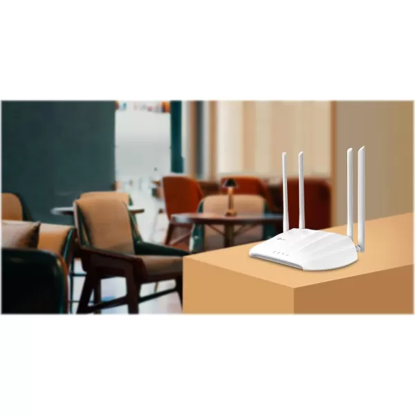 TPLink AX1800 Dual Band Gigabit WiFi 6 Access Point TLWA1801 Desktop WiFi Bridge HE80 ampamp Beamforming Supports MultiSSIDClientRange Extender Mode 4 Fixed Antennas Passive PoEAC1200