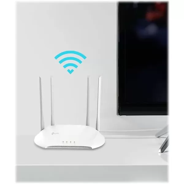 TPLink AX1800 Dual Band Gigabit WiFi 6 Access Point TLWA1801 Desktop WiFi Bridge HE80 ampamp Beamforming Supports MultiSSIDClientRange Extender Mode 4 Fixed Antennas Passive PoEAC1200