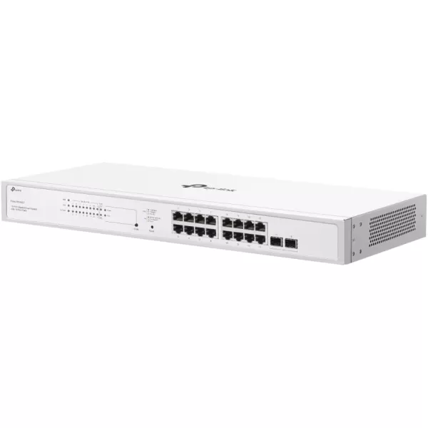 TPLink TLSG108PE 8 Port Gigabit PoE Switch Easy Smart Managed 4 PoE Ports 64W Plug ampamp Play Sturdy Metal w Shielded Ports Fanless QoS Vlan ampamp IGMPFesta Managed   18 Port w 16 PoE Port