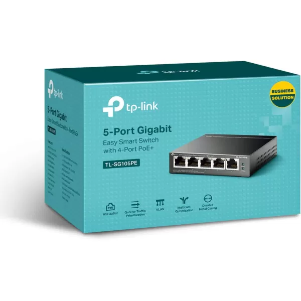 TPLink TLSG2008P  Jetstream 8 Port Gigabit Smart Managed PoE Switch  4 PoE Port 62W  Support Omada SDN  PoE Recovery  IPv6  Static Routing  L2L3L4 QoS  5 Year Manufacturer Warranty5 Port w 4 PoE Port  65W