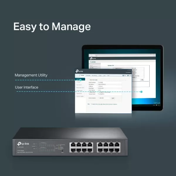 TPLink TLSG2008P  Jetstream 8 Port Gigabit Smart Managed PoE Switch  4 PoE Port 62W  Support Omada SDN  PoE Recovery  IPv6  Static Routing  L2L3L4 QoS  5 Year Manufacturer Warranty16 Port w 8 PoE Port  150W
