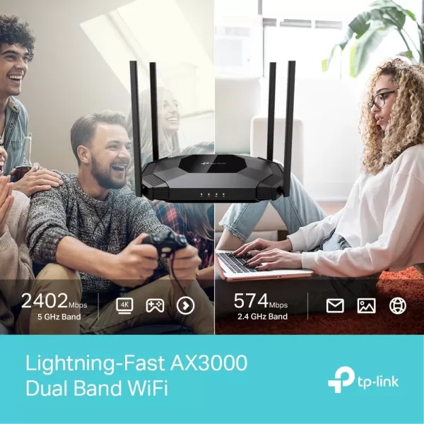 TPLink TLWA3001 WiFi 6 AX3000 Wireless Gigabit Access Point  Desktop WiFi Bridge  HE160 ampamp Beamforming  Supports Multi SSIDClientRange Extender Mode  4 Fixed Antennas  Passive PoE Powered