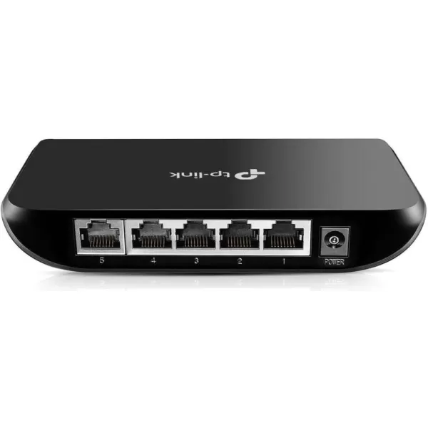 TPLink Litewave 5 Port Gigabit Ethernet Switch  Desktop Ethernet Splitter  Plastic Case  Unshielded Network Switch  Plug ampamp Play  Fanless Quiet  Unmanaged LS1005G5 Port