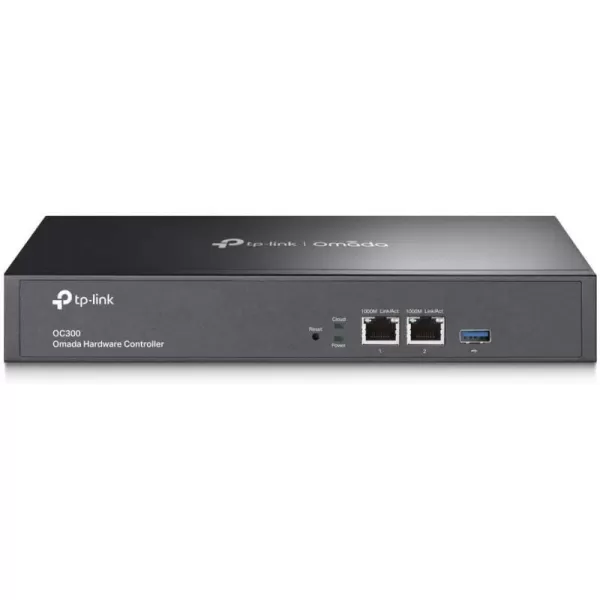 TPLink Omada Hardware Controller  SDN Integrated  2 Gigabit Port  1 USB 30 Port  Manage Up to 500 Devices  Easy ampamp Intelligent Network Monitor ampamp Maintenance  Cloud Access ampamp Omada App OC300Up to 500 Devices