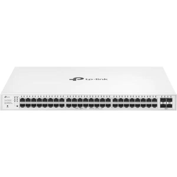 TPLink TLSG108PE 8 Port Gigabit PoE Switch Easy Smart Managed 4 PoE Ports 64W Plug ampamp Play Sturdy Metal w Shielded Ports Fanless QoS Vlan ampamp IGMPFesta Managed   52 Port w 48 PoE Port