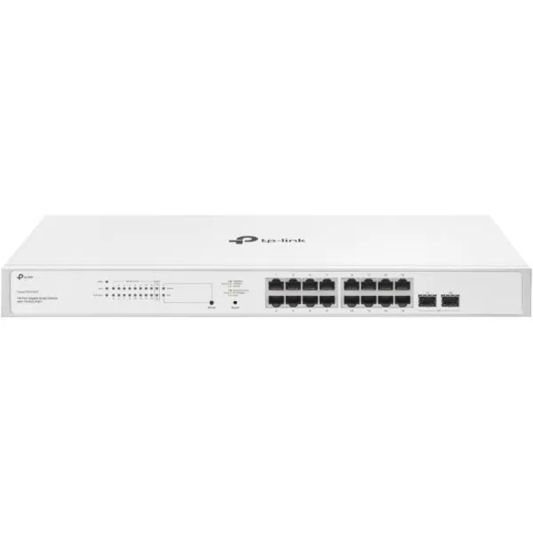 TPLink TLSG108PE 8 Port Gigabit PoE Switch Easy Smart Managed 4 PoE Ports 64W Plug ampamp Play Sturdy Metal w Shielded Ports Fanless QoS Vlan ampamp IGMPFesta Managed   18 Port w 16 PoE Port