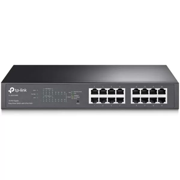 TPLink TLSG2008P  Jetstream 8 Port Gigabit Smart Managed PoE Switch  4 PoE Port 62W  Support Omada SDN  PoE Recovery  IPv6  Static Routing  L2L3L4 QoS  5 Year Manufacturer Warranty16 Port w 8 PoE Port  150W