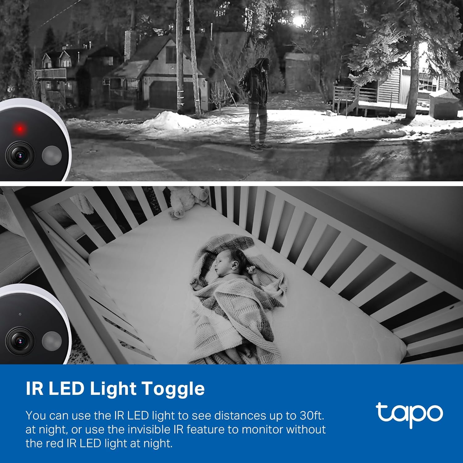 Tapo TPLink 2K QHD Security Camera IndoorOutdoor     Color Night Vision Free PersonPetVehicle Detection Invisible IR Mode SD Storage C120IndoorOutdoor