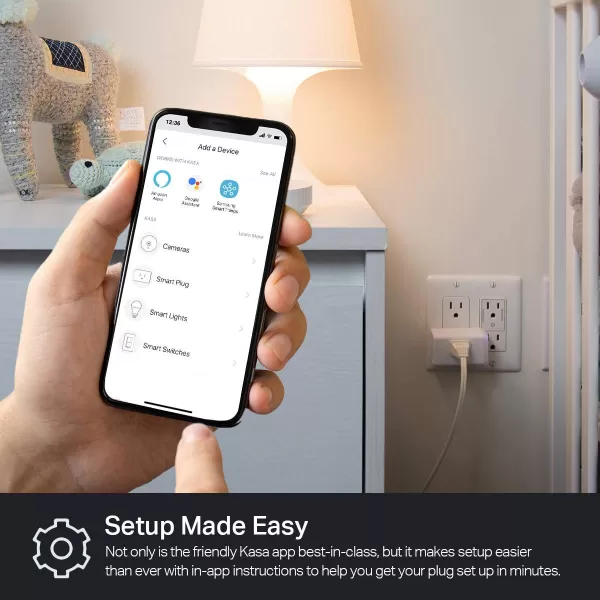 Kasa Smart Plug HS103P2 Smart Home WiFi Outlet Works with Alexa Echo Google Home ampamp IFTTT No Hub Required Remote Control15 AmpUL Certified Pack of 2 WhiteSmart plug