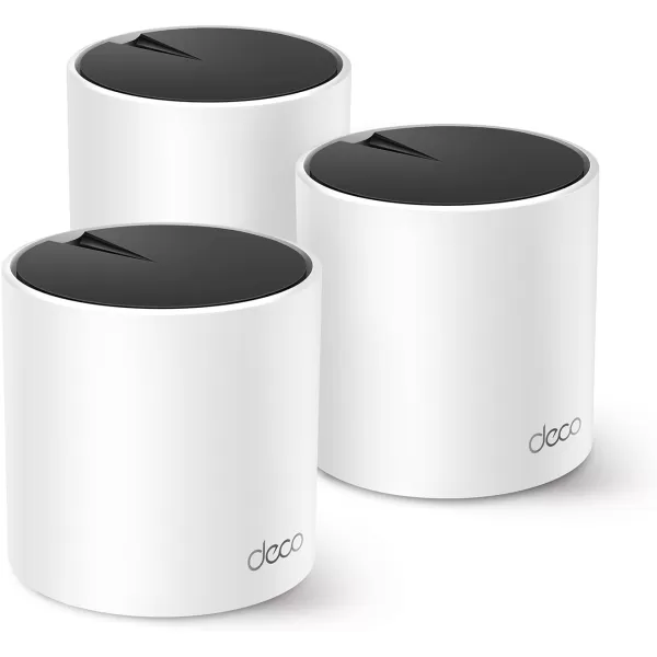 TPLink AX3000 Whole Home WiFi 6 Mesh System Deco X55 Pro  Up to 6500 SqFt  WANLAN Ports Wired Ethernet Backhaul     2023 Release 3PackAX3000 Pro w Dual 25G Ports