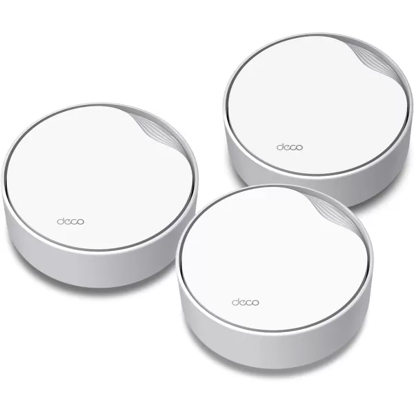 TPLink Deco AX3000 PoE Mesh WiFiDeco X50PoE CeilingWallMountable WiFi 6 Mesh Replacing WiFi Router Access Point and Range Extender PoEPowered 2 PoE Ports1 x 25G 1 x Gigabit 3PackGhn Powerline  For Homes w Thick Walls