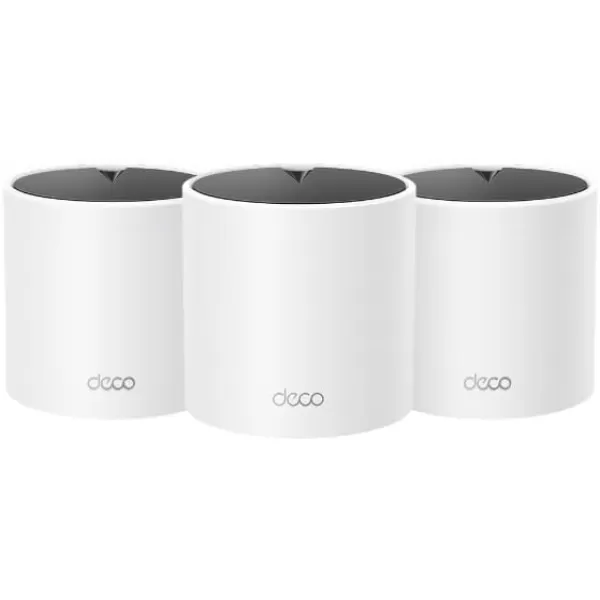 TPLink Deco Mesh AC1900 WiFi System Deco S4  Up to 5500 Sqft Coverage Replaces WiFi Router and Extender Gigabit Ports Works with Alexa 3packWiFi 6 AX1500 Newer Model