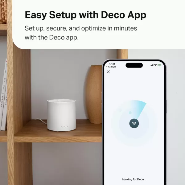TPLink Deco Mesh AC1900 WiFi System Deco S4  Up to 5500 Sqft Coverage Replaces WiFi Router and Extender Gigabit Ports Works with Alexa 3packWiFi 6 AX1500 Newer Model