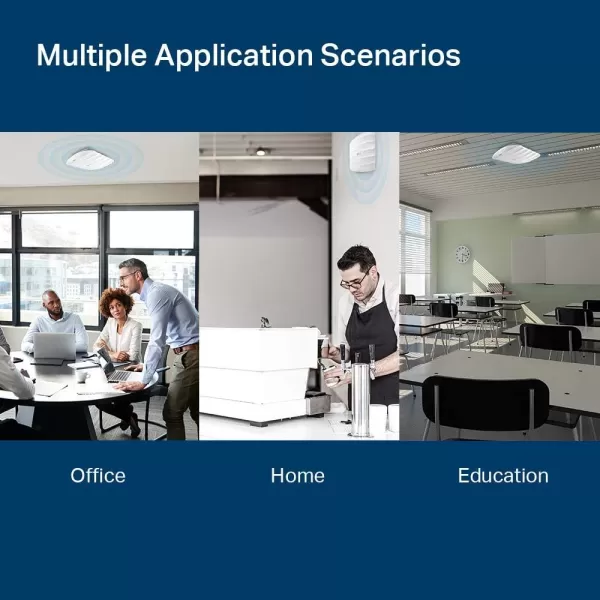 TPLink EAP245 V3  Omada AC1750 Gigabit Wireless Access Point  Business WiFi Solution w Mesh Support Seamless Roaming ampamp MUMIMO  PoE Powered  SDN Integrated  Cloud Access ampamp Omada App  WhiteAC1200  Omada