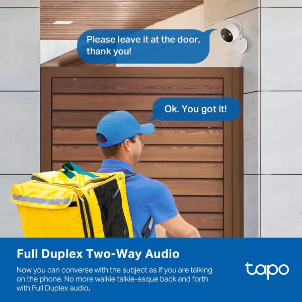 Tapo TPLink 2K QHD Security Camera IndoorOutdoor     Color Night Vision Free PersonPetVehicle Detection Invisible IR Mode SD Storage C120IndoorOutdoor