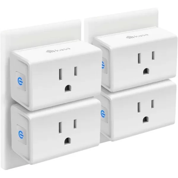 Kasa Smart Plug Mini 15A Smart Home WiFi Outlet Works with Alexa Google Home ampamp IFTTT No Hub Required UL Certified 24G WiFi Only 4PackEP10P4  WhiteUltra Mini 4Pack