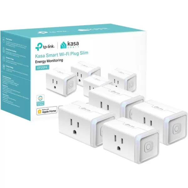 Kasa Smart Plug Mini 15A Smart Home WiFi Outlet Works with Alexa Google Home ampamp IFTTT No Hub Required UL Certified 24G WiFi Only 4PackEP10P4  WhiteApple HomeKit 4Pack