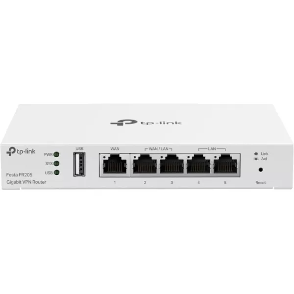 TPLink ER605 V2 Wired Gigabit VPN Router Up to 3 WAN Ethernet Ports  1 USB WAN SPI Firewall SMB Router Omada SDN Integrated Load Balance Lightning ProtectionFesta Router Newer