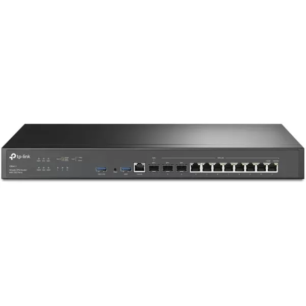 TPLink ER7206 MultiWAN Professional Wired Gigabit VPN Router Increased Network Capacity SPI Firewall Omada SDN Integrated Load Balance Lightning Protection10G VPN Router