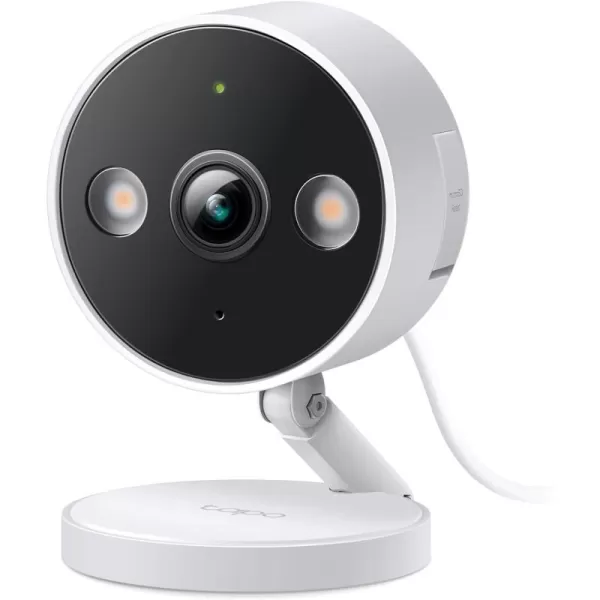Tapo TPLink 2K QHD Security Camera IndoorOutdoor     Color Night Vision Free PersonPetVehicle Detection Invisible IR Mode SD Storage C120IndoorOutdoor