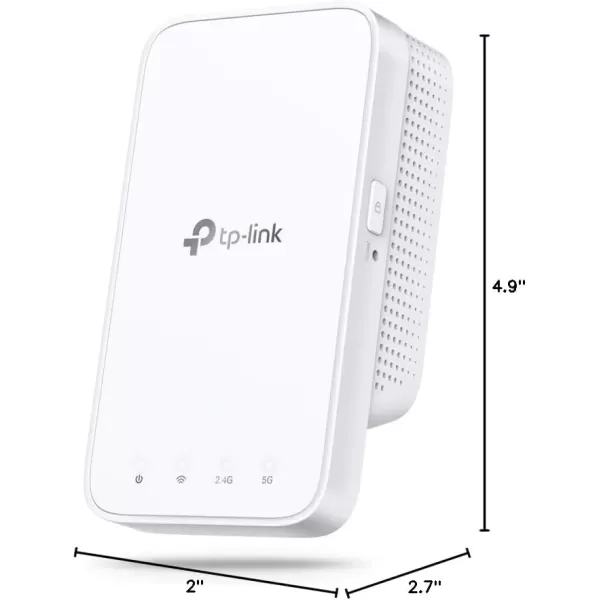 TPLink AC1200 WiFi Extender RE300 Covers Up to 1500 Sqft and 25 Devices Up to 1200Mbps Supports OneMesh Dual Band Internet Repeater Range Booster