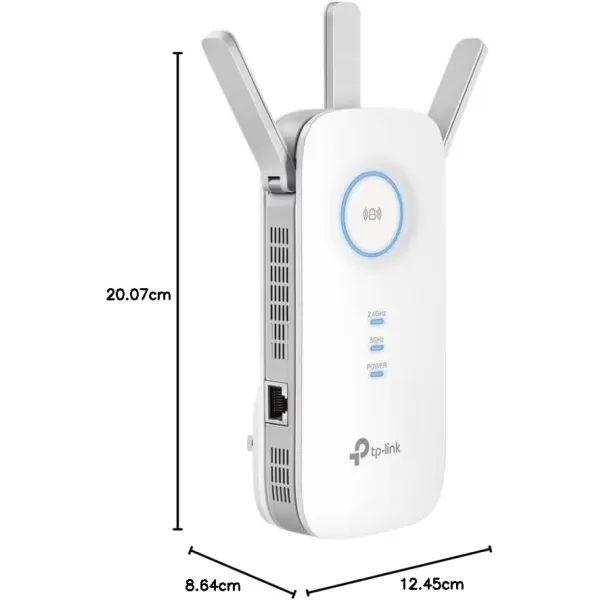 TPLink AC1900 WiFi Extender RE550 Covers Up to 2800 Sqft and 35 Devices 1900Mbps Dual Band Wireless Repeater Internet Booster Gigabit Ethernet PortWiFi 5  AC1900