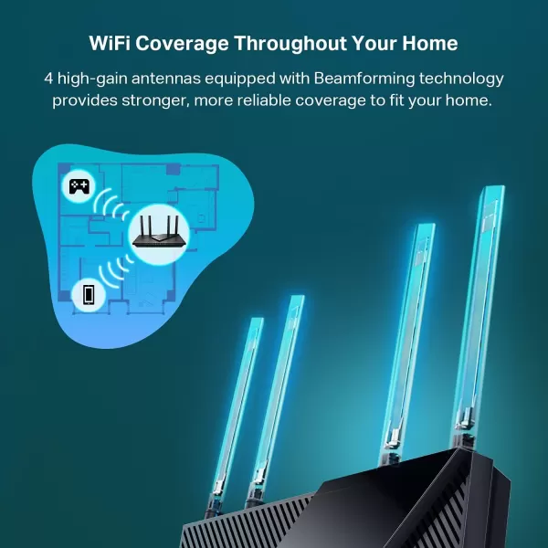 TPLink AX3000 WiFi 6 Router  80211ax Wireless Router Gigabit Dual Band Internet Router VPN Router OneMesh Compatible Archer AX55WiFi 6  AX3000