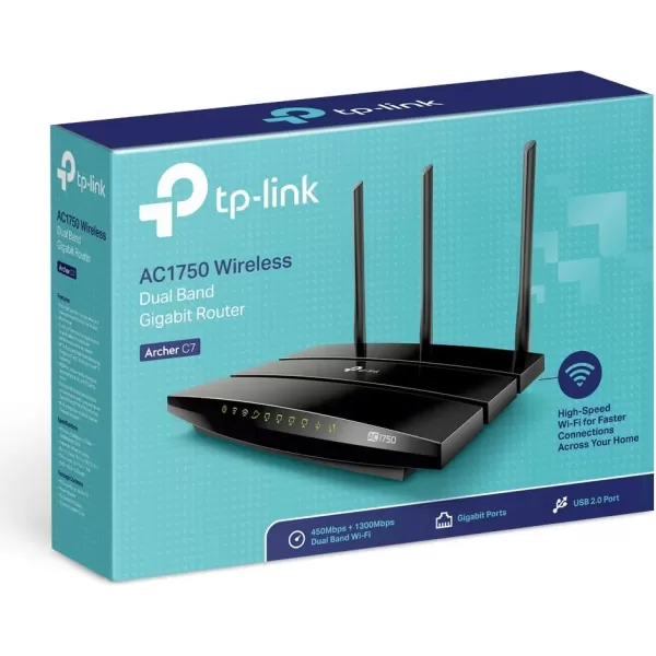 TPLink TriBand BE9300 WiFi 7 Router Archer BE550  6Stream 92Gbps  Full 25G Ports  6 Internal Antennas  Covers Up to 2000 Sq Ft  Add EasyMesh Device for Extended Coverage  VPN SupportAC1750