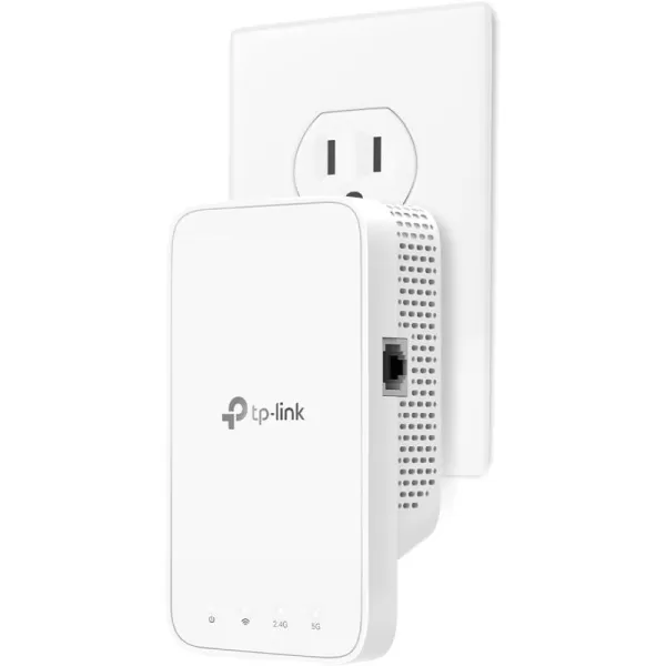 TPLink AC1200 WiFi Range Extender RE330 Covers Up to 1500 Sqft and 25 Devices Dual Band Wireless Signal Booster Internet Repeater 1 Ethernet Port White