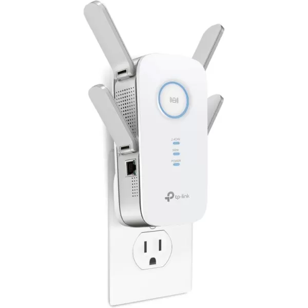 TPLink WiFi Extender with Ethernet Port Dual Band 5GHz24GHz  Up to 44 More Bandwidth than Single Band Covers Up to 1200 Sqft and 30 Devices Signal Booster Amplifier Supports OneMesh RE2208Stream AC2600