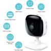 imageKasa Smart 2K QHD Indoor Security Camera PersonBaby CryingMotion Detection 2Way Audio 30Ft Night Vision CloudSD Card StorageUp to 256 GB Works with Alexa ampamp Google Home KC400White  1080P