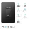 imageKasa Smart Dimmer Switch HS220 Single Pole Needs Neutral Wire 24GHz WiFi Light Switch Compatible with Alexa and Google Home UL Certified No Hub Required BlackBlack