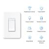 imageTPLink Tapo Smart Dimmer Switch Single Pole Neutral Wire Required 24GHz WiFi Light Switch Compatible with Alexa and Google Home UL Certified No Hub Required White Tapo S500D4PackDimmer