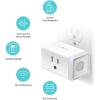 imageTPLink Tapo Smart Plug Mini 15A Smart Home WiFi Plug Super Easy Setup Compatible with Alexa ampamp Google Home No Hub Required UL Certified 24G WiFi Only White Tapo P1054PackAlexa Compatible