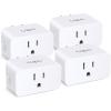 imageTPLink Tapo Smart Plug Mini Matter Compatible Compatible with Alexa Google Home ampamp Samsung SmartThings Energy Monitoring 15A UL Certified 24G WiFi Only Tapo P110M4PackMatterEnergy Monitoring