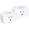 imageTPLink Tapo Smart Plug Mini Matter Compatible Compatible with Alexa Google Home ampamp Samsung SmartThings Energy Monitoring 15A UL Certified 24G WiFi Only Tapo P110M4PackMatterEnergy Monitoring