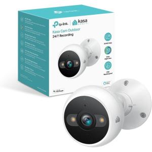 imageKasa Smart 2K QHD Security Camera Outdoor Wired IP65 Starlight Sensor ampamp 98Ft Night Vision MotionPerson Detection 2 Way Audio wSiren CloudSD Card Storage Alexa ampampGoogle Home CompatibleKC420WSWhite