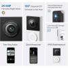 imageTapo TPLink Smart Video Doorbell Camera Battery Powered Chime Included 2K 5MP Color Night Vision 2Way Audio Free AI Detection CloudSD Card Storage Works wAlexa ampamp Google Home D230S1Wired