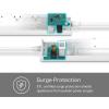 imageKasa Smart Plug Power Strip HS300 Surge Protector with 6 Individually Controlled Smart Outlets and 3 USB Ports Works with Alexa ampamp Google Home No Hub Required  WhiteWhite