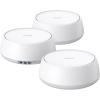imageTPLink DualBand BE3600 WiFi 7 Mesh WiFi System Deco BE23  4Stream 36 Gbps  160 Mhz Channels  Covers up to 6500 SqFt  2 25G Ports Wired Backhaul  VPNMLOAIRoaming HomeShield 3PackWiFi 7 BE3600 Newer Model