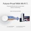imageTPLink DualBand BE3600 WiFi 7 Mesh WiFi System Deco BE23  4Stream 36 Gbps  160 Mhz Channels  Covers up to 6500 SqFt  2 25G Ports Wired Backhaul  VPNMLOAIRoaming HomeShield 3PackWiFi 7 BE3600 Newer Model