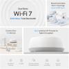 imageTPLink DualBand BE3600 WiFi 7 Mesh WiFi System Deco BE23  4Stream 36 Gbps  160 Mhz Channels  Covers up to 6500 SqFt  2 25G Ports Wired Backhaul  VPNMLOAIRoaming HomeShield 3PackWiFi 7 BE3600 Newer Model