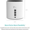 imageTPLink DualBand BE5000 WiFi 7 Mesh WiFi System Deco BE25  4Stream 5 Gbps  240 Mhz Channels  Covers up to 6600 SqFt  2X 25G Ports Wired Backhaul  VPNMLO AIRoaming HomeShield 3Pack2 Pack