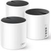 imageTPLink DualBand BE5000 WiFi 7 Mesh WiFi System Deco BE25  4Stream 5 Gbps  240 Mhz Channels  Covers up to 6600 SqFt  2X 25G Ports Wired Backhaul  VPNMLO AIRoaming HomeShield 3Pack3 Pack