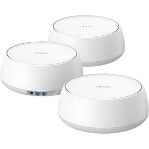 imageTPLink DualBand BE5000 WiFi 7 Mesh WiFi System Deco BE25  4Stream 5 Gbps  240 Mhz Channels  Covers up to 6600 SqFt  2X 25G Ports Wired Backhaul  VPNMLO AIRoaming HomeShield 3Pack3 Pack